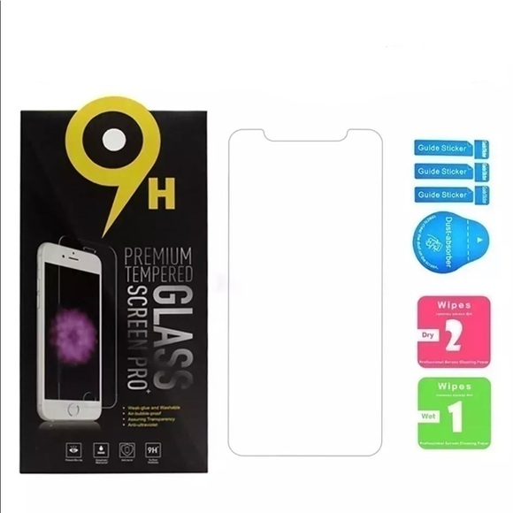 3x Apple iPhone XS Max Tempered Glass Screen Protector 3 PACK Armor Defense 9H - Picture 2 of 8